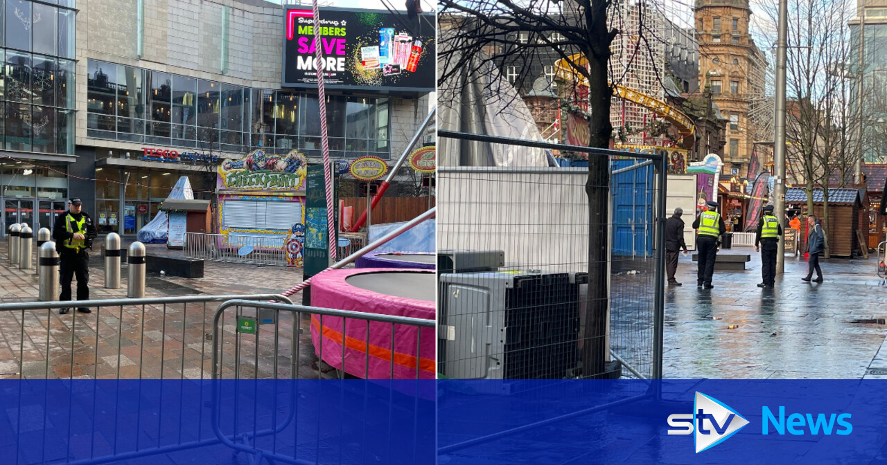Two injured in gas explosion at Glasgow's St Enoch Christmas market