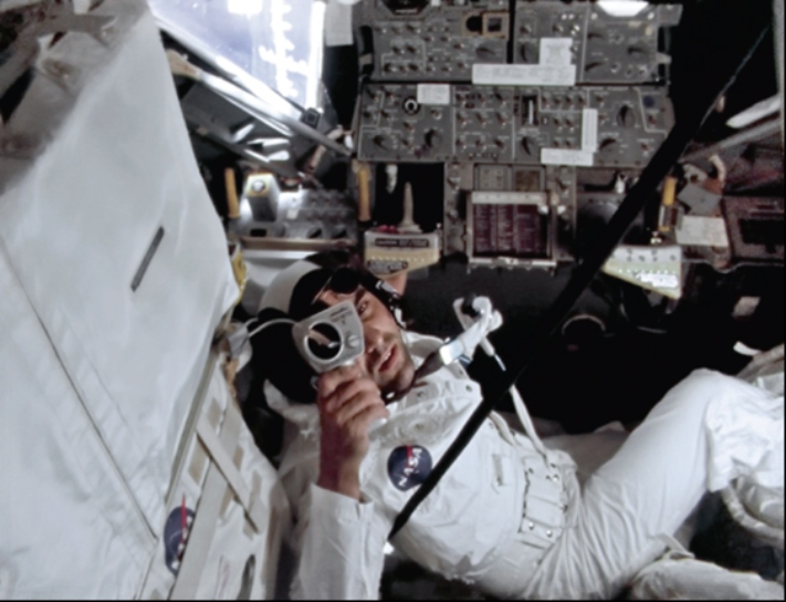 Life on board the stricken Apollo 13 mission.