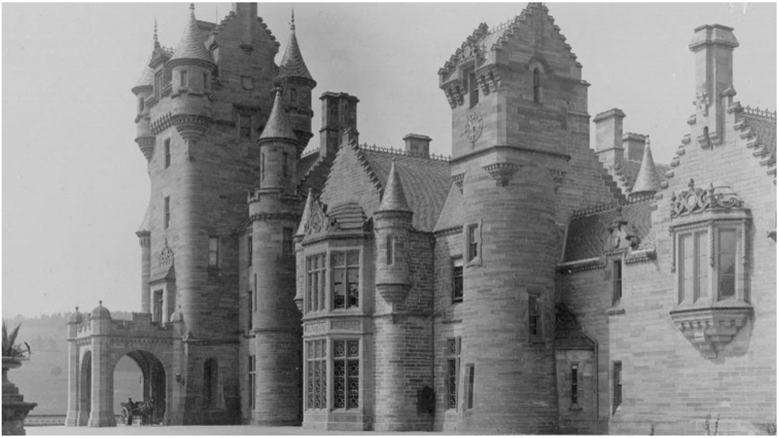 Ardross Castle was built in the 19th century after the estate was bought in the 1700s.