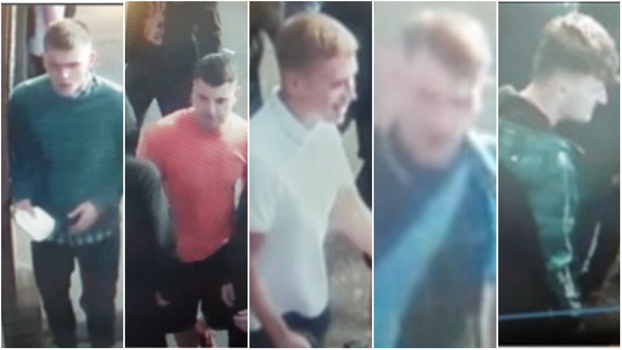 Police release five CCTV images over disorder after Kilmarnock and Motherwell Scottish Premiership match