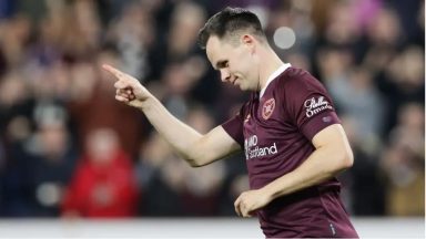 Lawrence Shankland at the double as Hearts see off Kilmarnock