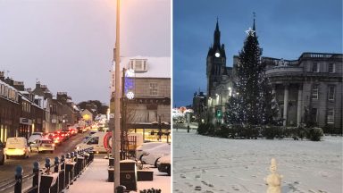 Snow falls as freezing temperatures grip Scotland amid Met Office extended weather warning