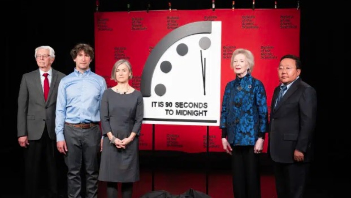 Doomsday Clock set at 90 seconds to midnight amid ‘unprecedented danger’ due to Russian invasion of Ukraine