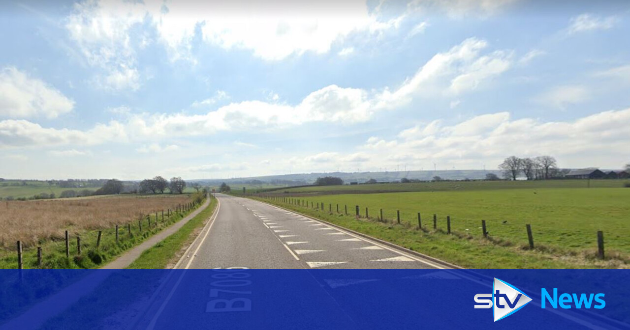 Pensioner killed and woman arrested after crash on busy Lesmahagow Road in Strathaven STV News