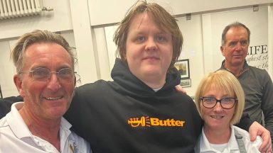 Lewis Capaldi surprises North Shields fish and chip shop for tea before arena concert