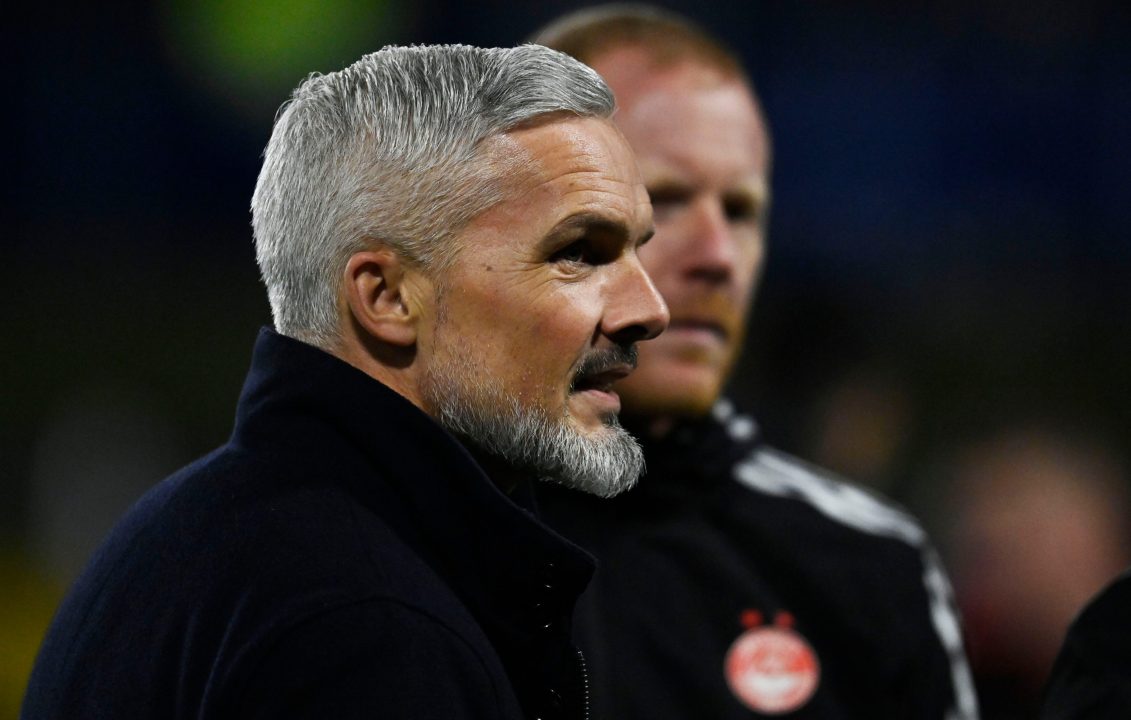 Aberdeen manager Jim Goodwin grateful to board after defeat to Darvel