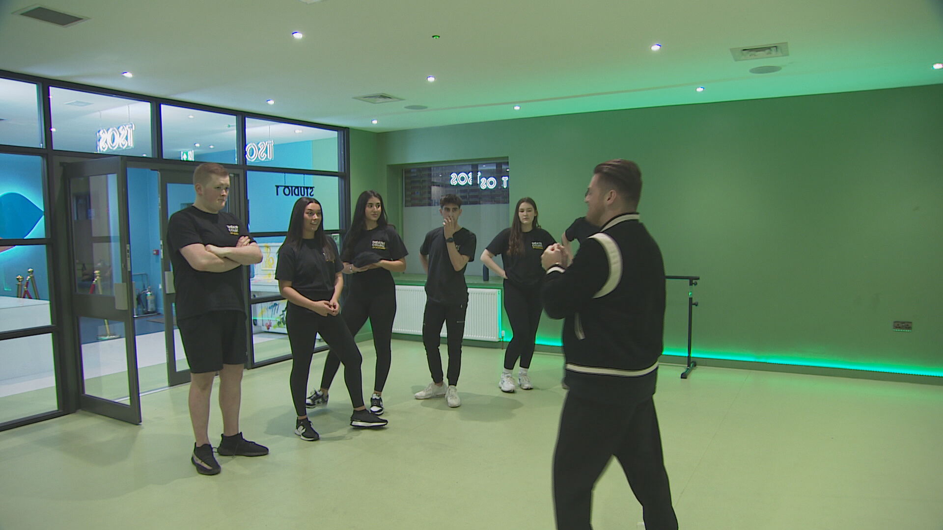 Reece puts theatre hopefuls through their paces.