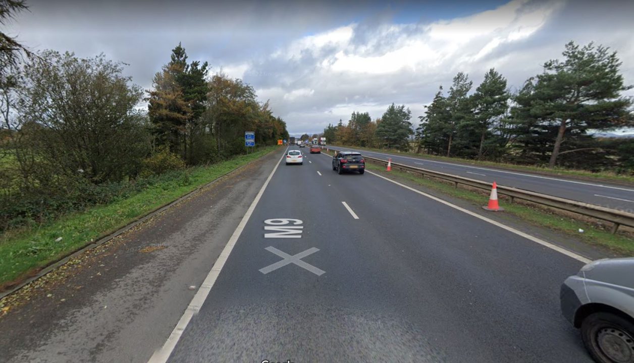 Man, 32, dies in crash that closes M9 motorway near Falkirk for over five hours
