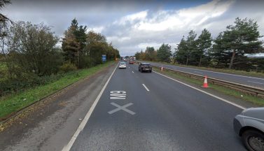 Man, 32, dies in crash that closes M9 motorway near Falkirk for over five hours