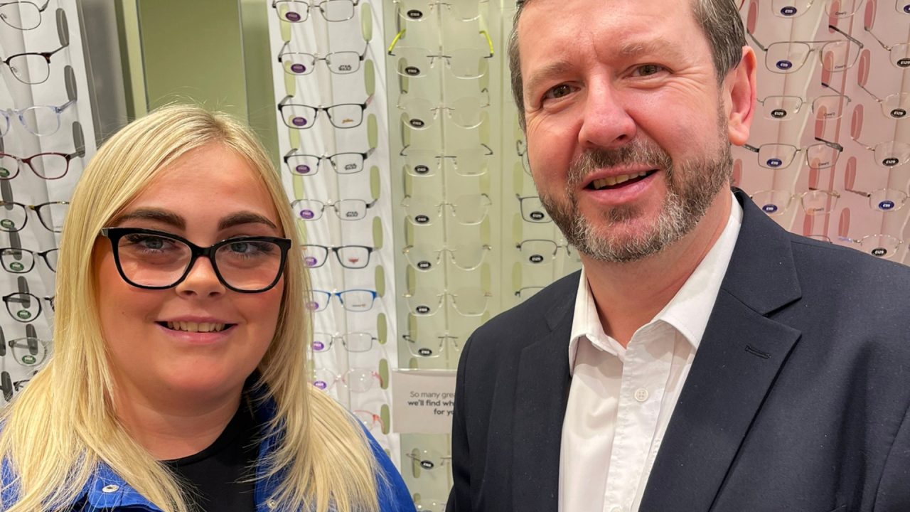 Scots teenager thanks opticians for spotting condition and saving eyesight
