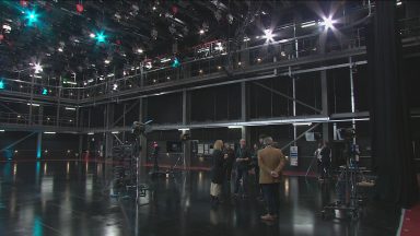 Kelvin Hall transformed into state of the art TV studio