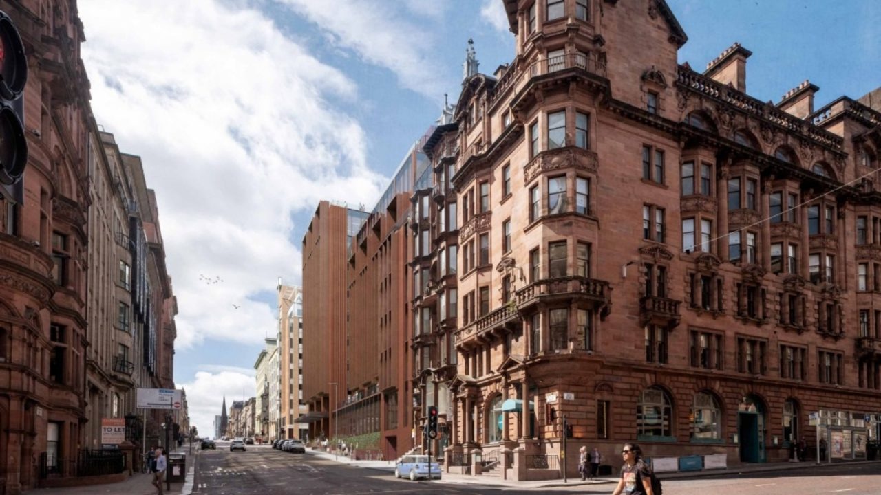 Major office block in Glasgow city centre to be refurbished with four storeys added