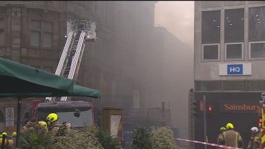 Five firefighters injured in former Jenners store blaze