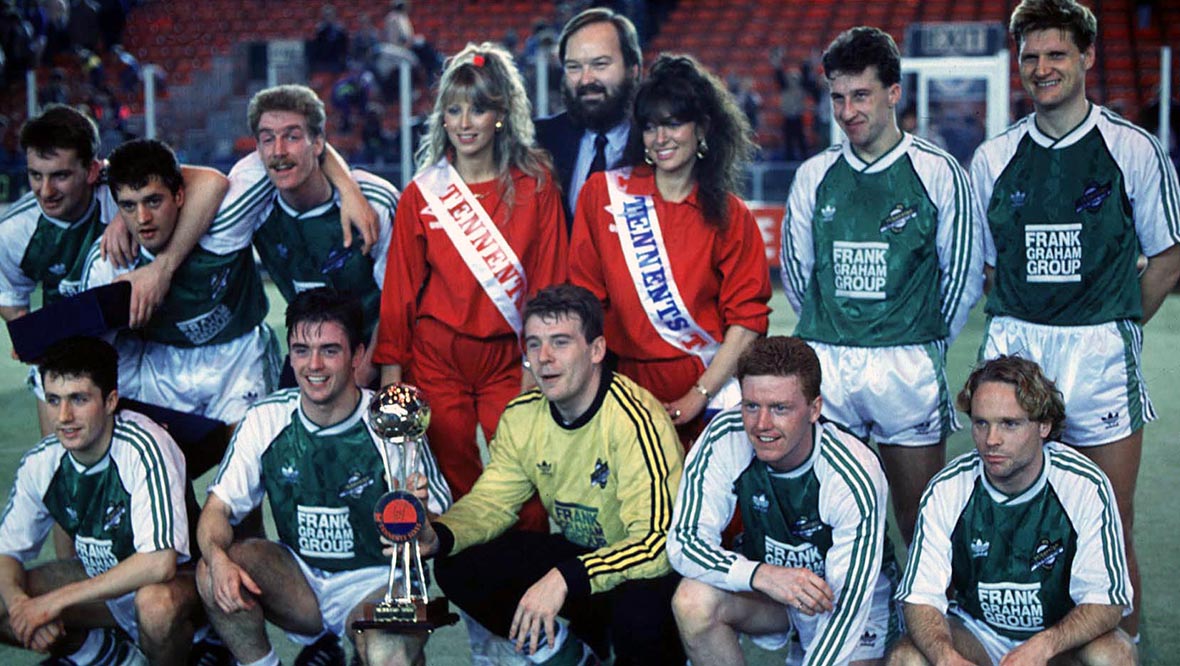 Hibs won the trophy in 1990. 
