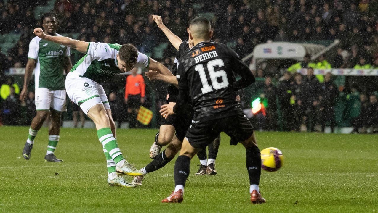 Hibernian hotshot Kevin Nisbet rescues point from draw with Dundee United