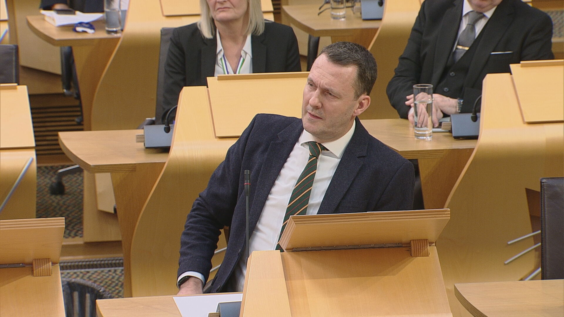 Russell Findlay MSP in the Scottish Parliament.
