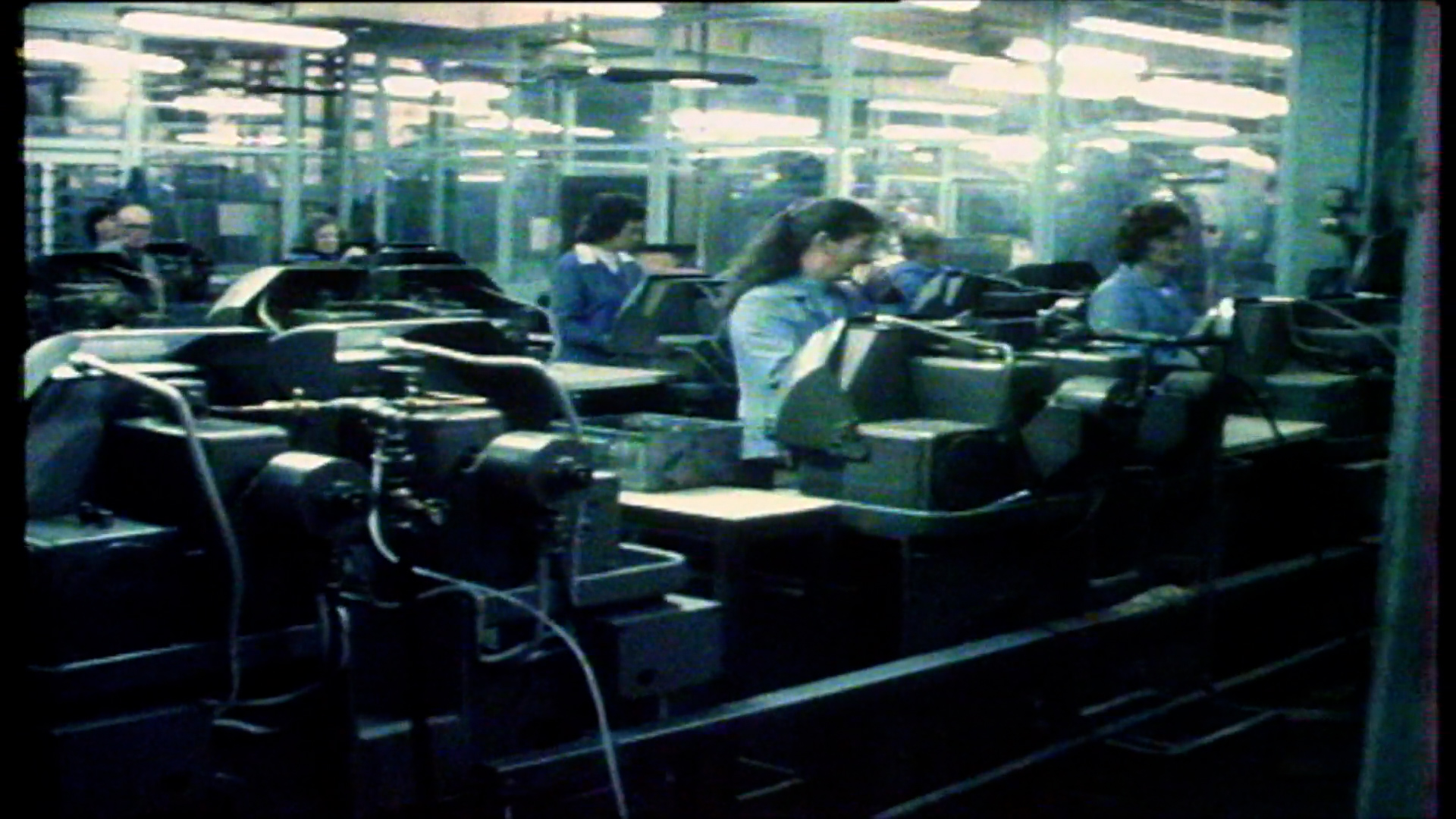 Factory workers have moved from making watches to electronics.