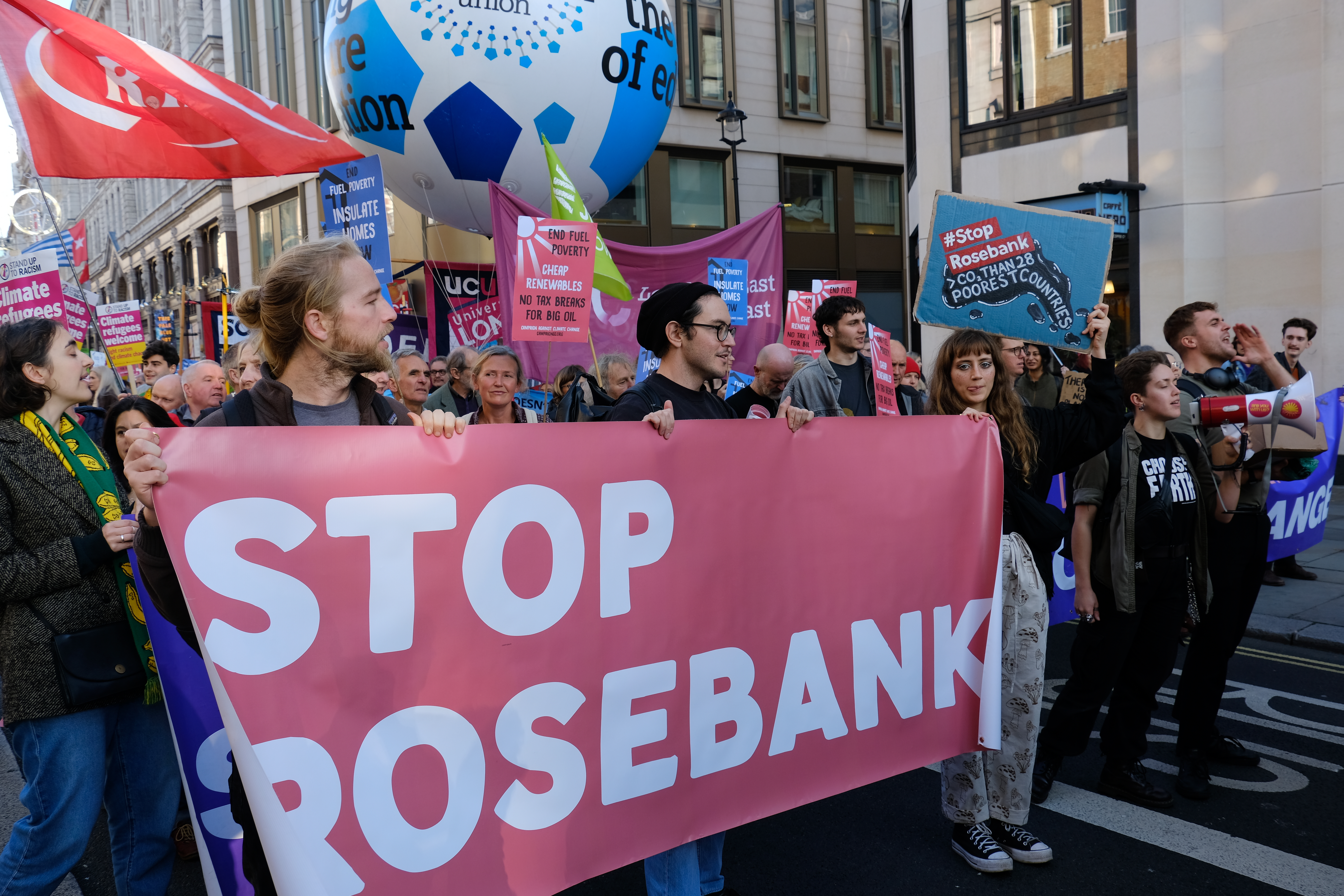Climate activists protest against Rosebank oil field (Jessica Kleczka)