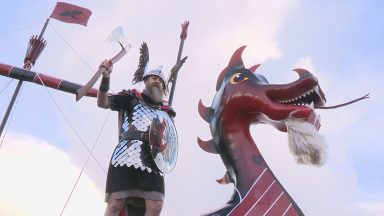 Shetland’s Up Helly Aa takes place with women for first time