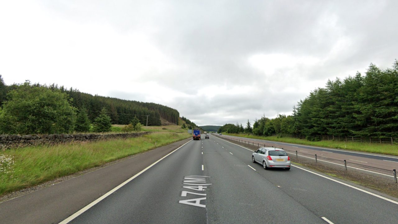Mattress blocks busy Glasgow M74 as road policing officers ‘spring’ into action
