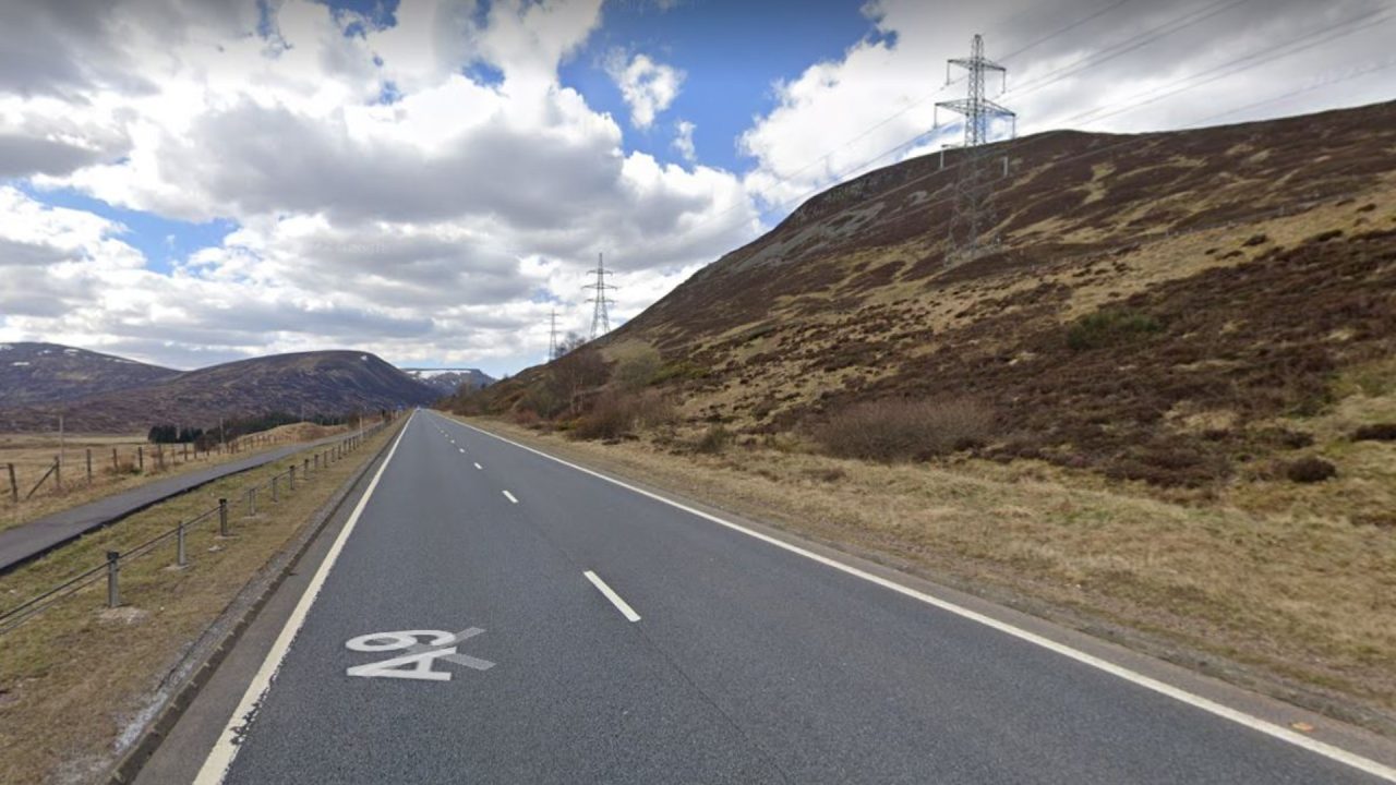 Major road A9 in Highlands closed overnight after seven lorries become jack-knifed near Dalwhinnie