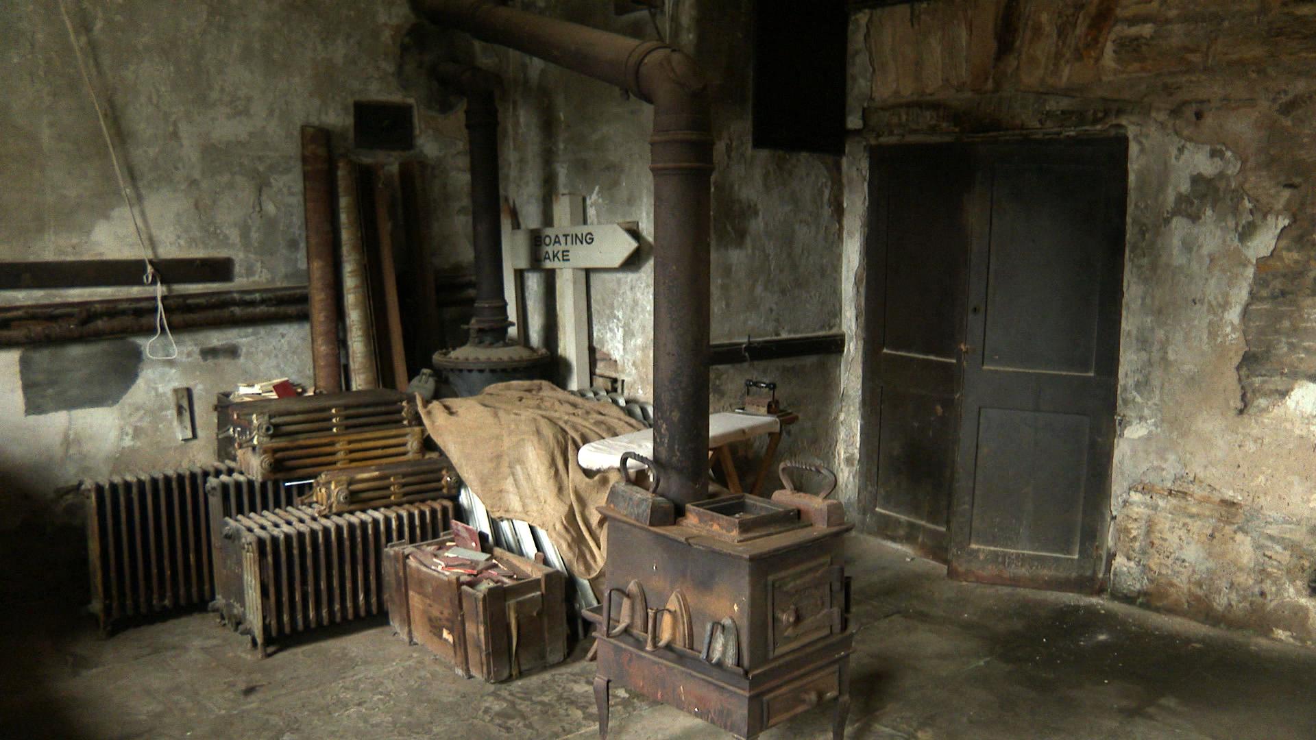 Laundry room at Bannockburn House.