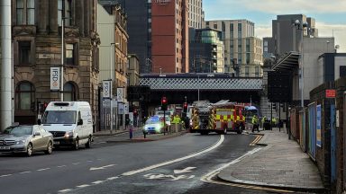 Cyclist struck by HGV outside Glasgow city centre casino dies in hospital as probe launched