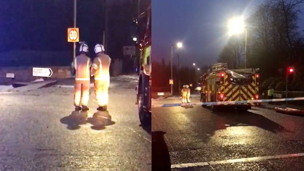 Streets in Milngavie and Glasgow underwater as burst main prompts