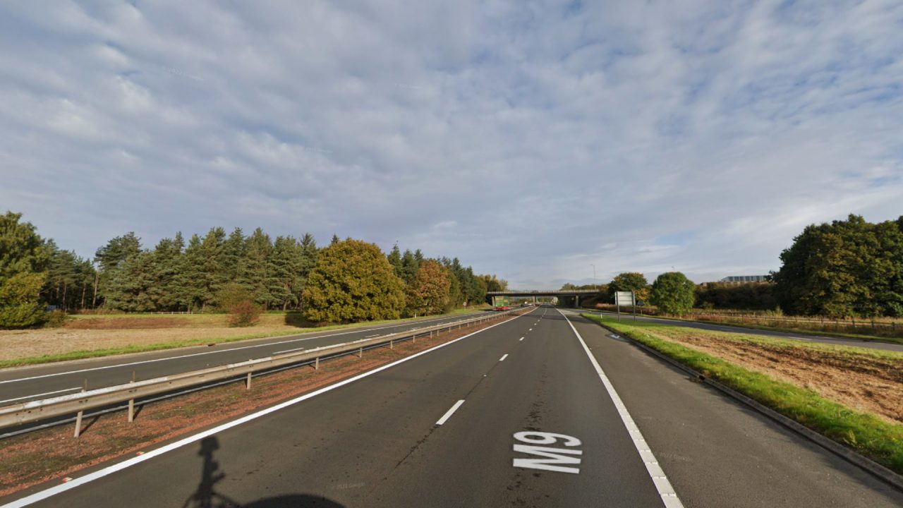 Three men in hospital after Mercedes crash closes M9 for seven hours near Stirling