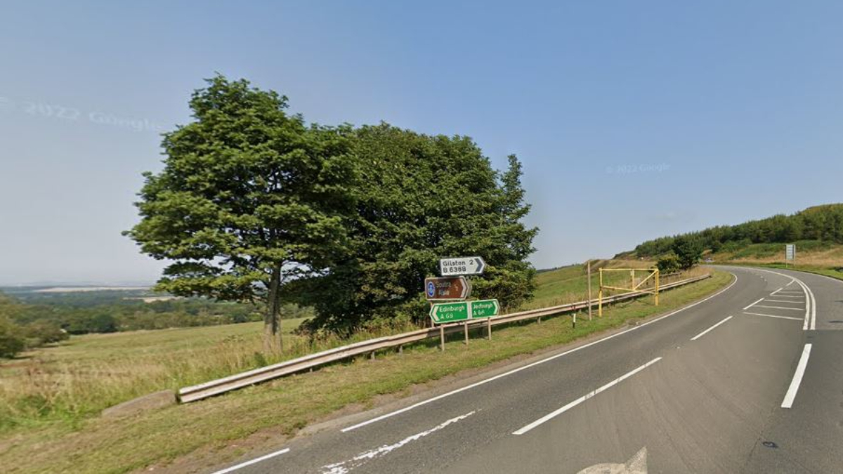 Two people in serious condition after single car crash on A68 near Soutra in Scottish Borders