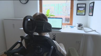 A 29-year-old disabled man has achieved his dream of moving out of parents’ home
