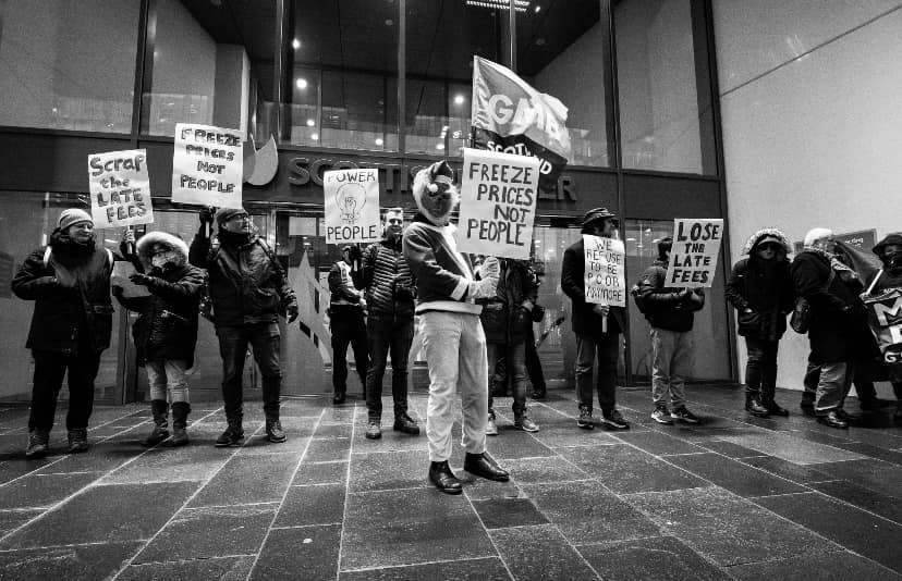 In December, campaigners took to the streets in Glasgow amid freezing temperatures to call on the Government to take action.