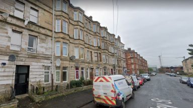 Woman taken to Glasgow hospital and two treated at the scene in Ibrox after fire at Harley Street flat