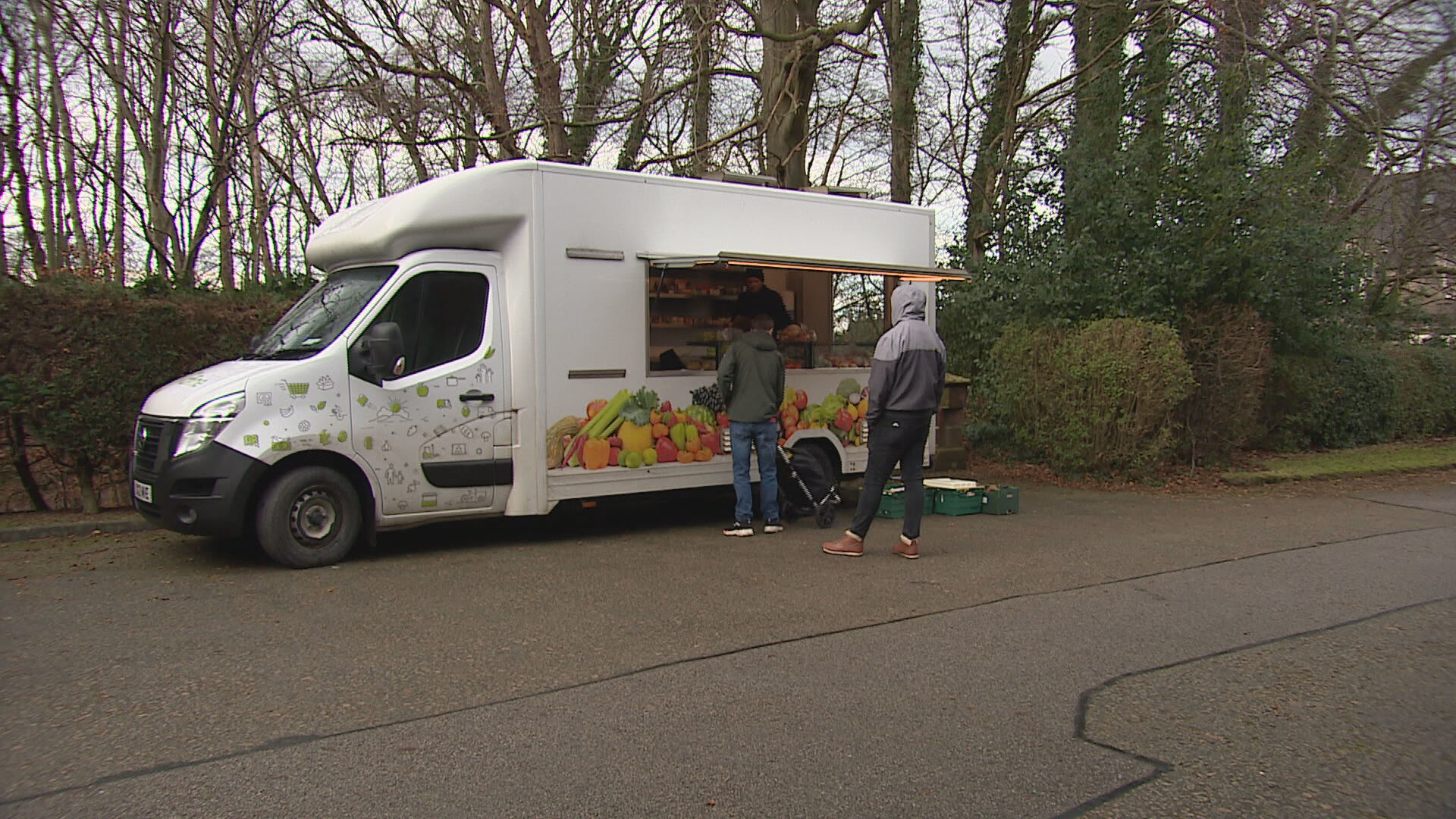 The food support van was described as a 