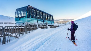 UK’s highest trainline Cairngorm Mountain Railway reopens after four-year closure