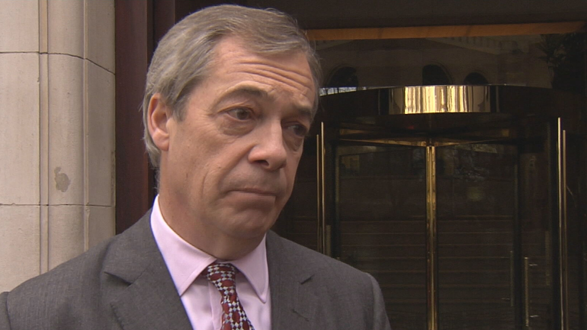 Nigel Farage labelled Tory politicians 'useless' as he criticised their handling of Brexit.