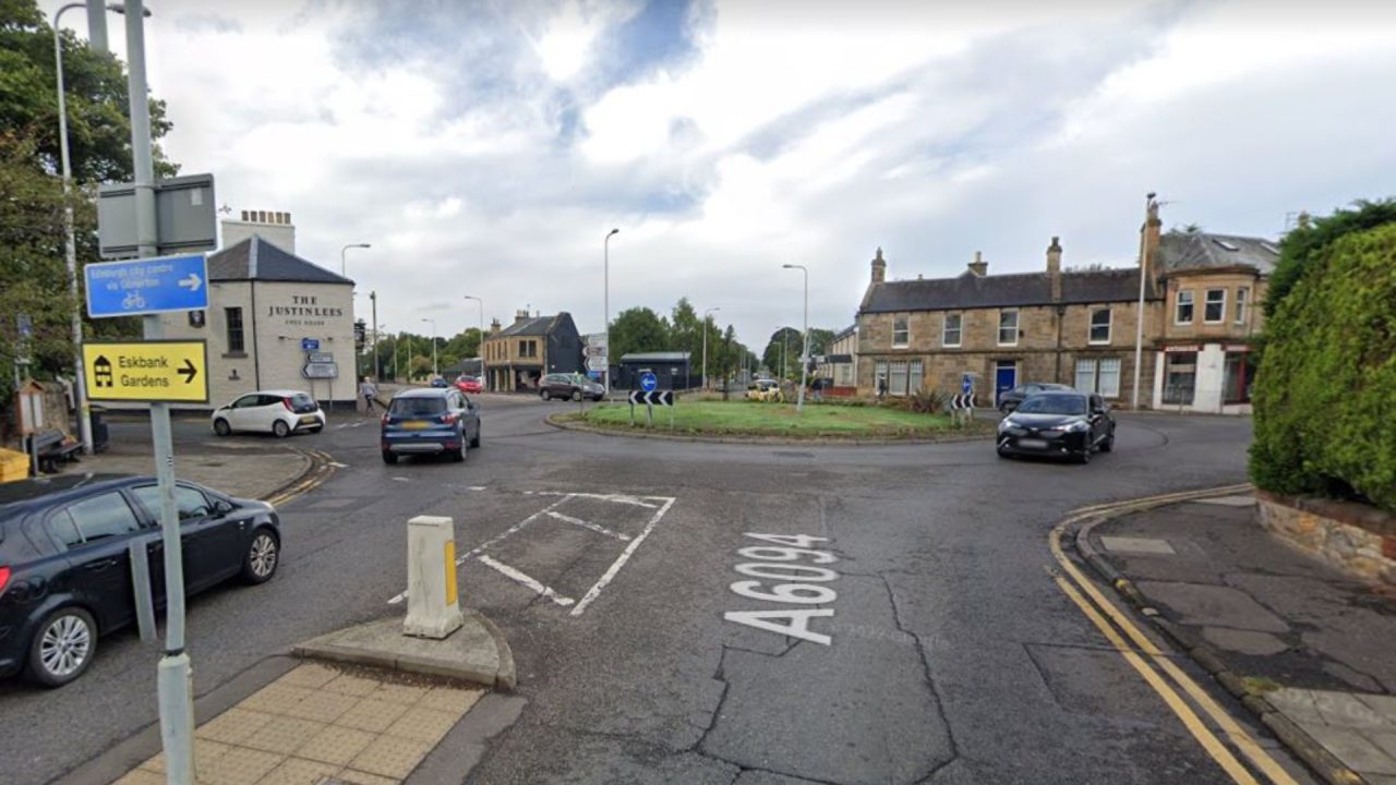 Elderly woman hit by car in Dalkeith at Justinlees roundabout taken to hospital for injuries