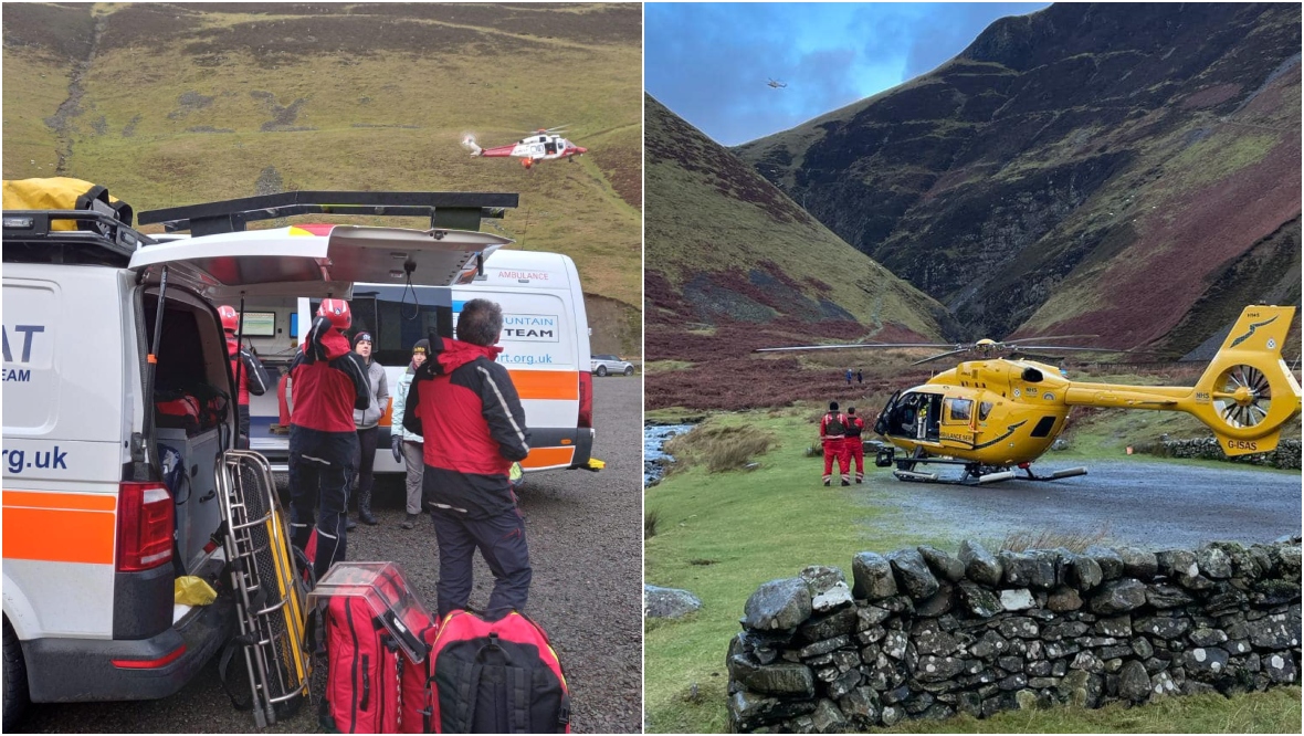 Man airlifted to hospital after being swept over Grey Mare’s Tail waterfall near Moffat