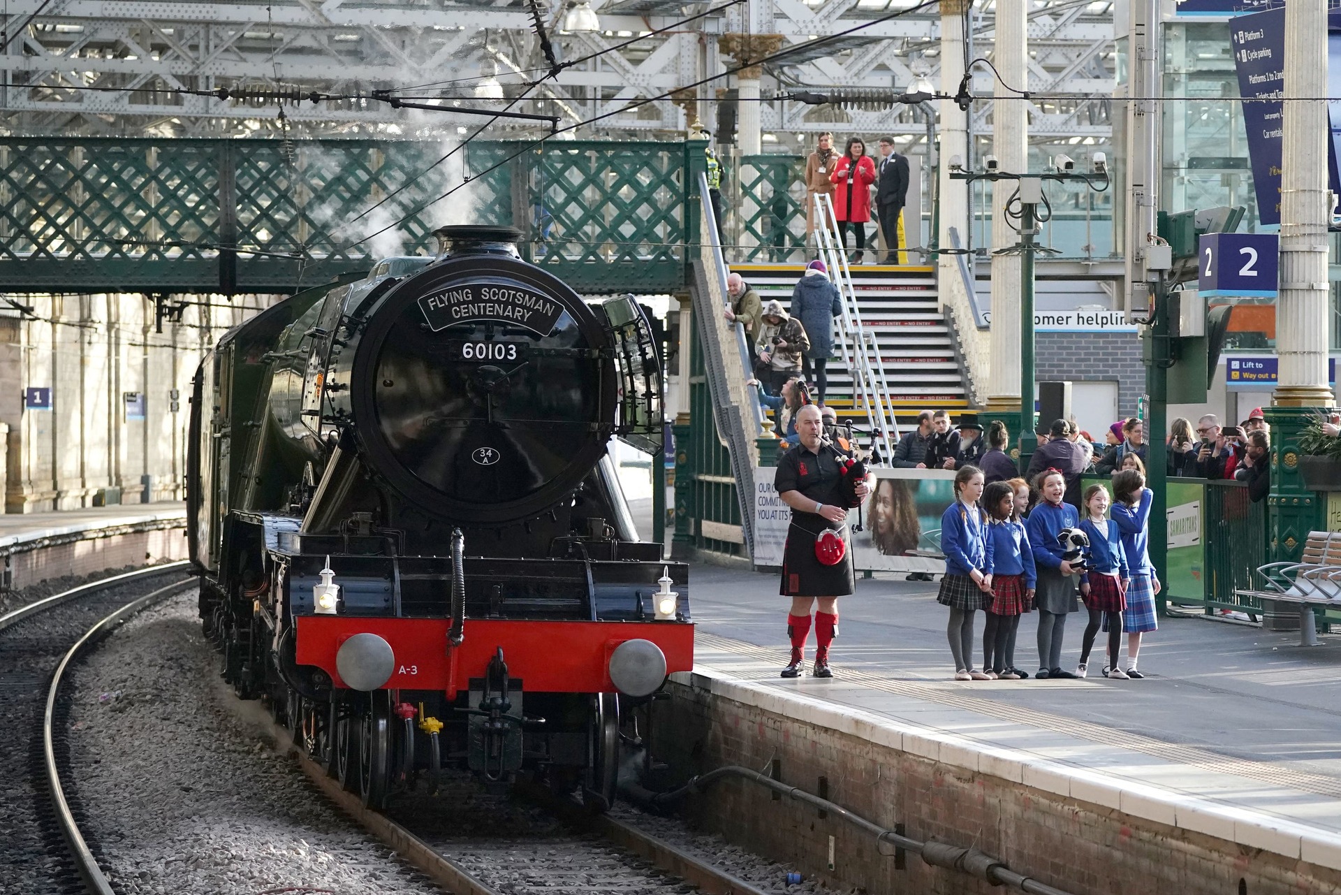 Flying Scotsman entered service on February 24, 1923 (Andrew Milligan/PA)
