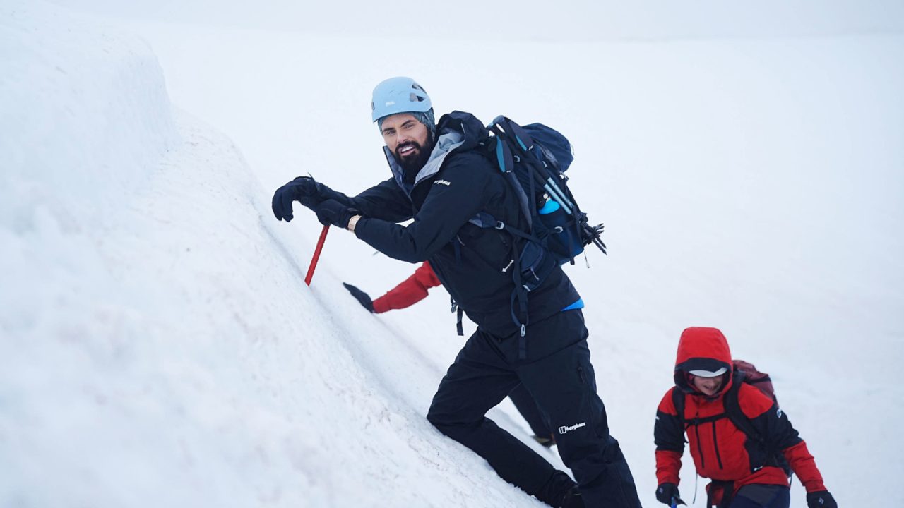 Rylan Clark reveals bruised collarbones after first day of Red Nose Cairngorm mountain challenge