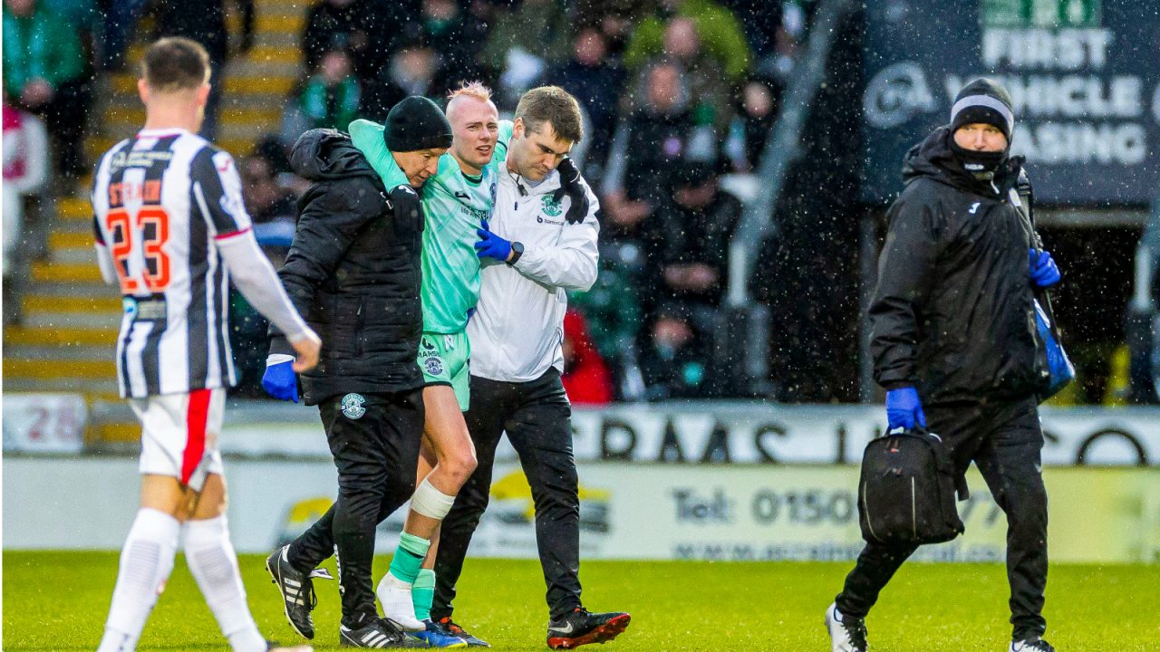 Hibernian striker Harry McKirdy faces up to six weeks out with ankle injury