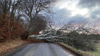 Thousands of homes still without power after Scotland is battered by Storm Otto amid weather warnings