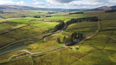 Six-bedroom converted station house in the Scottish Borders for sale comes with own train and railway track