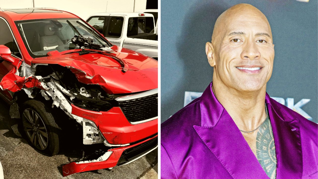 Dwayne The Rock Johnson thanks LA emergency services after mother involved in car crash