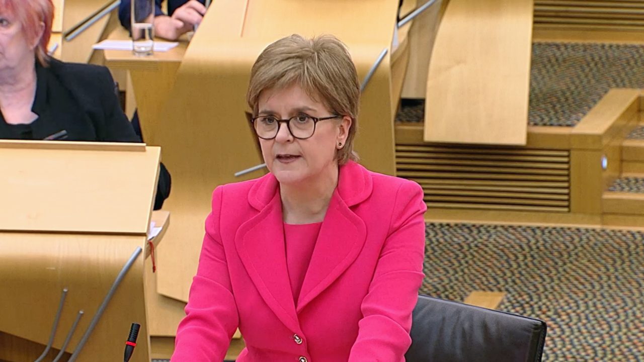 Four in 10 Scots think Sturgeon should stand down, poll finds
