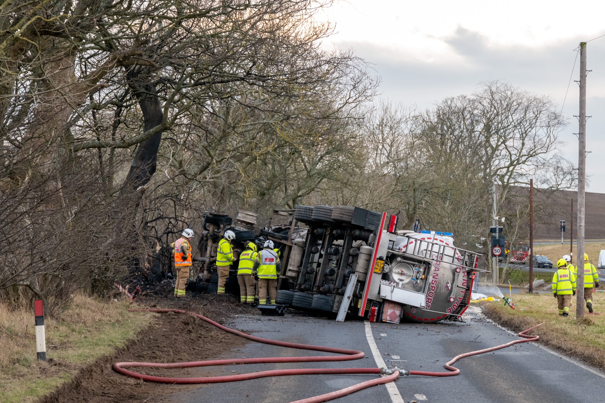 The road is expected to remain closed while recovery efforts continue. 