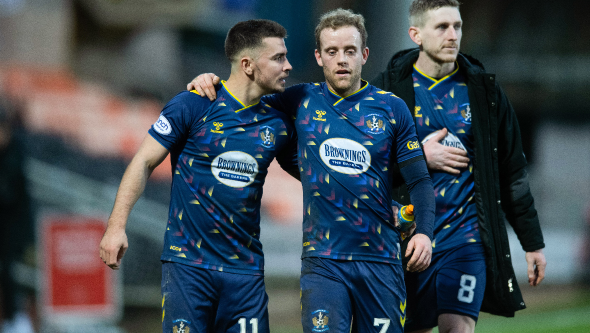 Kyle Vassell’s first Kilmarnock goal seals Scottish Cup progress over Dundee Utd