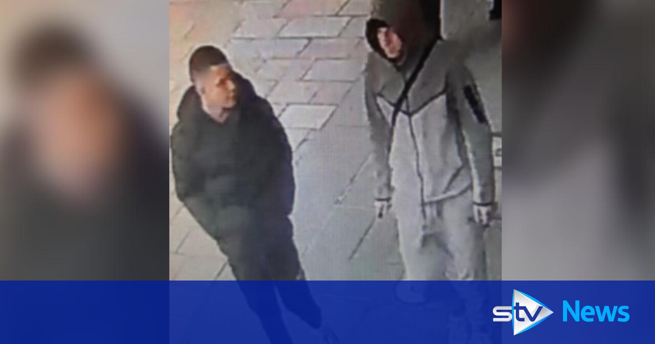 CCTV Images Released Of Two Men After City Centre Robbery | STV News