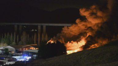 One dead after Perth recycling centre explosion and fire