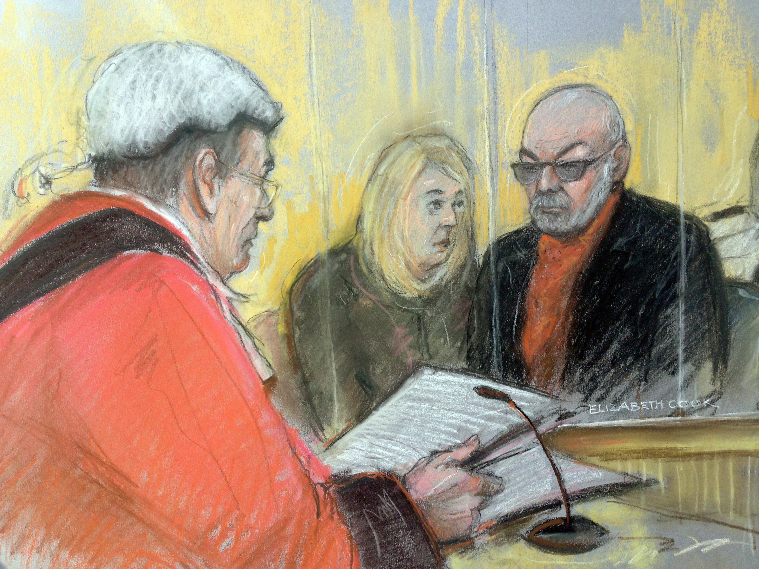 Glitter was jailed for 16 years for sexually abusing three schoolgirls in 2015 (Elizabeth Cook/PA) 